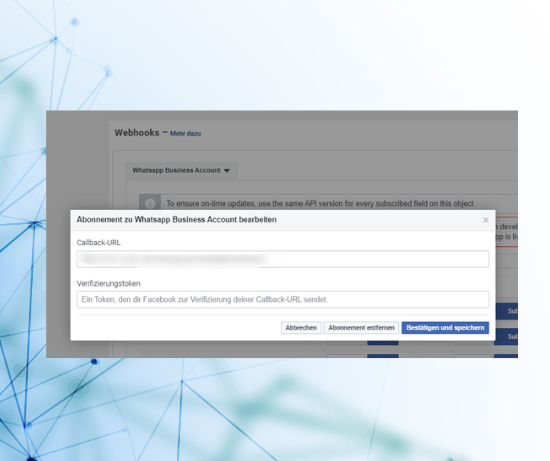 Setting up the webhook